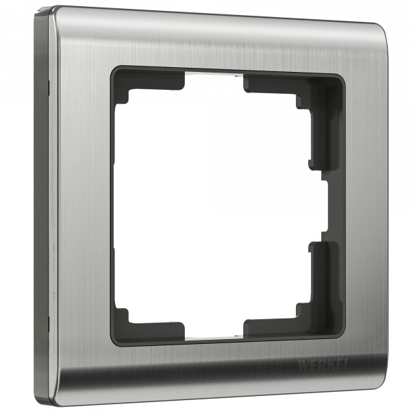 Рамка на 1 пост Werkel WL02-Frame-01 Metallic (глянцевый никель) - купить в Ростове-на-Дону