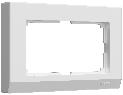 Рамка для двойной розетки Werkel WL04-Frame-01-DBL Stark (белый) - купить в Ростове-на-Дону